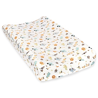 Trend Lab&reg; Jungle Friends Deluxe Flannel Changing Pad Cover. View a larger version of this product image.
