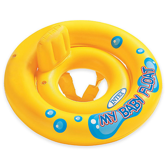 Alternate image 1 for Intex® My Baby Float with Pillow Backrest in Yellow