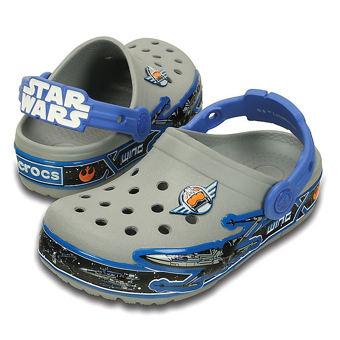 Crocs™ Crocslights Star Wars™ X-Wing Kids' Clog in Grey | Bed Bath & Beyond