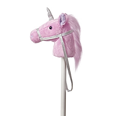 Fantasy Stick Unicorn in Pink. View a larger version of this product image.