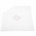 Alternate image 1 for Zalamoon Diamond Plush Blanket with Satin Accent in Flake