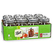 Ball&reg; Regular Mouth 12-Pack Glass Canning Jars