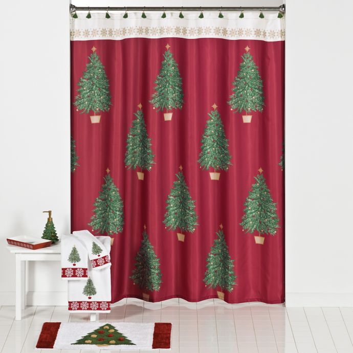 Traditional Tree Shower Curtain And Hook Set Bed Bath Beyond