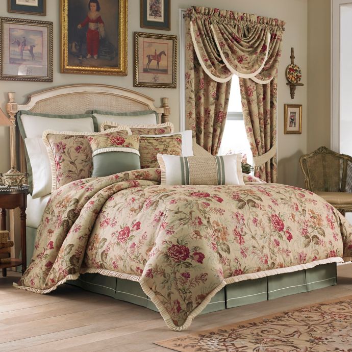 Croscill Cottage Rose Comforter Set Bed Bath And Beyond Canada