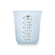 OXO Good Grips&reg; Squeeze &amp; Pour Silicone 4-Cup Measuring Cup with Stay Cool Pattern
