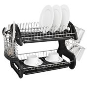 Home Basics&reg; 2-Tier Dish Drainer