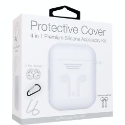 Billboard Silicone Earbud Case in White
