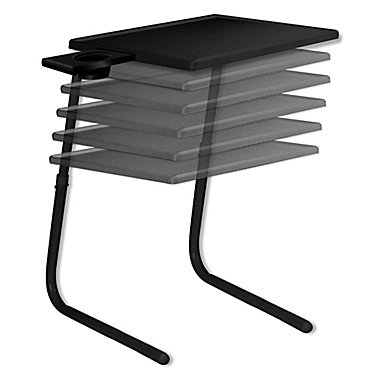 Table-Mate&reg; Ultra Adjustable Table in Black. View a larger version of this product image.