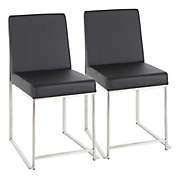 LumiSource&reg; Fuji High-Back Dining Chairs (Set of 2)