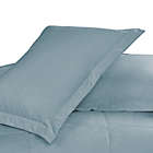 Alternate image 0 for Cotton Dream Colors Tailored Standard Pillow Sham in Blue
