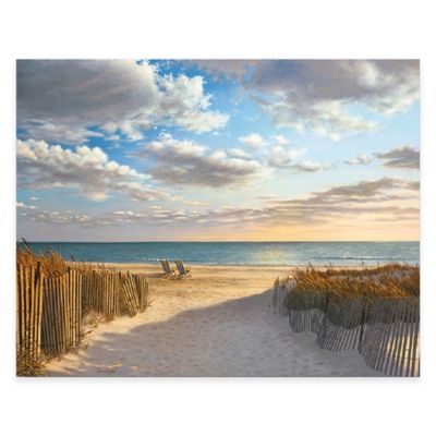 Large Beach Canvas Art Set of Three for your Bathroom 