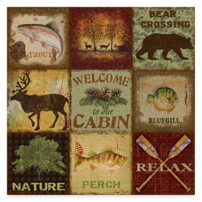 Courtside Market Cabin Life Gallery Canvas Wall Art Bed Bath Beyond