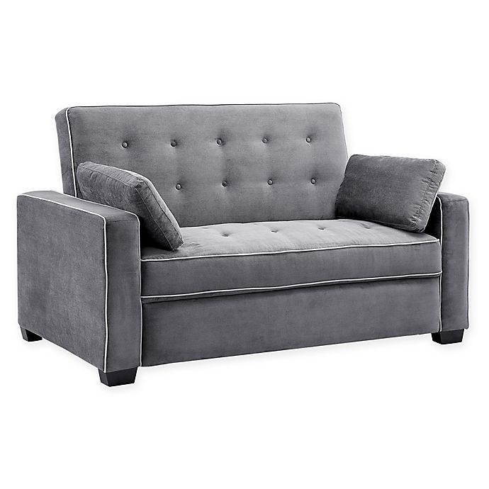 Serta Augustine Sofa Bed In Grey, Pull Out Sofa Beds Canada