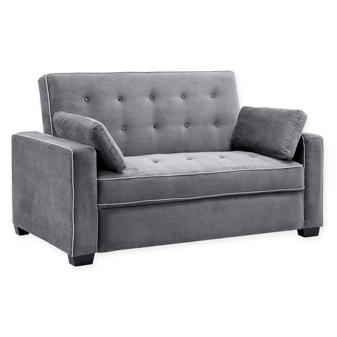 Serta Augustine Sofa Bed In Grey Bed Bath Beyond