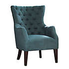 Alternate image 0 for Madison Park Hannah Button Tufted Wing Back Chair in Teal