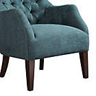Alternate image 5 for Madison Park Hannah Button Tufted Wing Back Chair in Teal