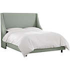Alternate image 0 for Skyline Furniture Monroe King Upholstered Panel Bed in Swedish Blue