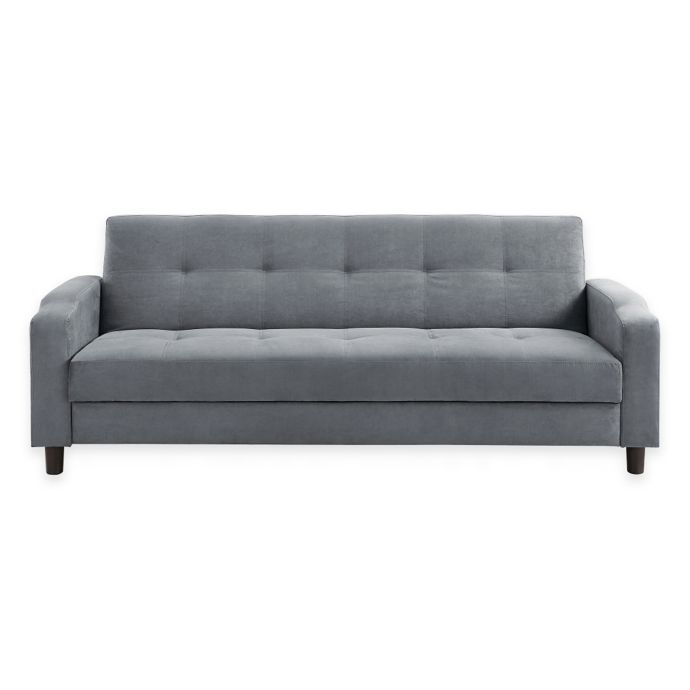 Serta Reno Convertible Sofa In Grey