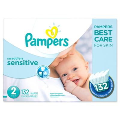 pampers swaddlers disposable baby diapers size 2