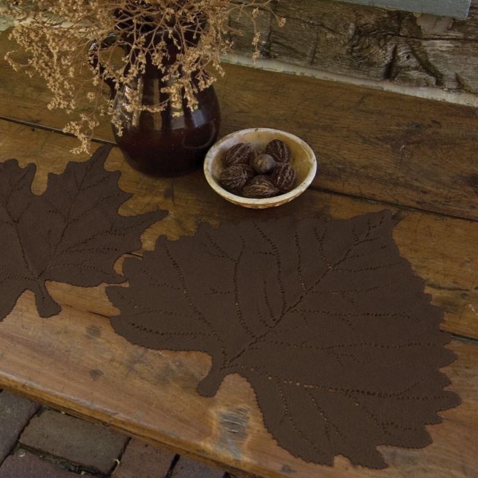 Heritage Lace® Aspen Leaf Placemat Bed Bath & Beyond