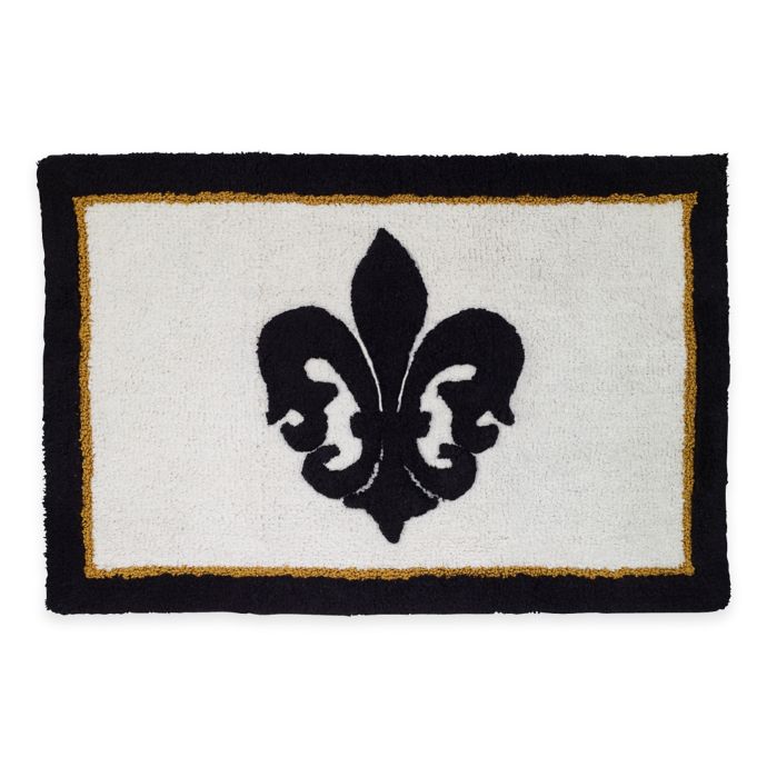 Avanti Luxemborg Fleur De Lis Bath Rug Bed Bath Beyond