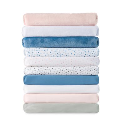 clouds and stars quick zip crib sheets