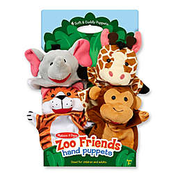 Melissa and Doug® Zoo Friends Hand Puppets (Set of 4)