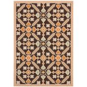 Safavieh Veranda Dale Indoor/Outdoor Area Rug in Chocolate/Terracotta