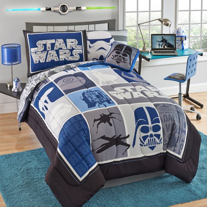 Star Wars Classic Reversible Comforter Set Bed Bath Beyond