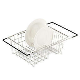 Polder® Expandable Over-the-Sink Stainless Steel Dish Drainer