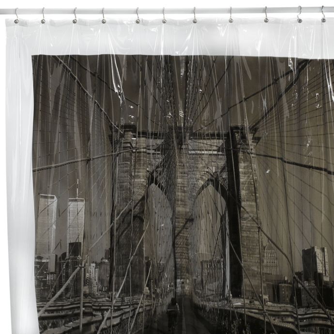 Brooklyn Bridge New York City 72 Inch X 72 Inch Vinyl Shower