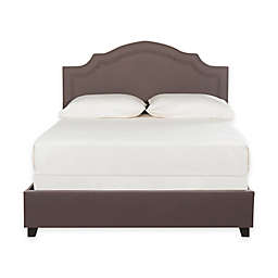 Safavieh Theron Twin Bed in Dark Taupe