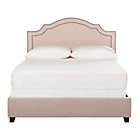 Alternate image 0 for Safavieh Theron Full Bed with Padded Wood Frame in Light Beige