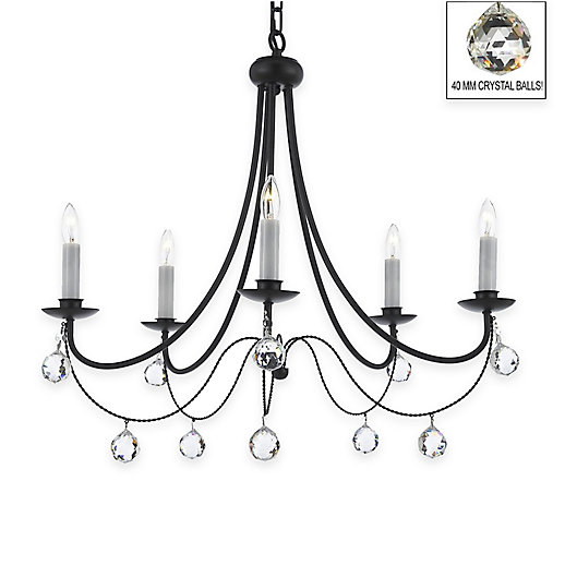 Wrought Iron Crystal Chandelier, Versailles Wrought Iron And Crystal Chandeliers