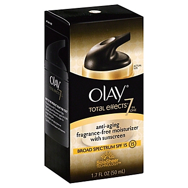 Olay&reg; Total Effects&reg; 1.7 fl. oz. Anti-Aging Fragrance Free Moisturizer SPF 15. View a larger version of this product image.