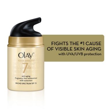 Olay&reg; Total Effects&reg; 1.7 fl. oz. Anti-Aging Fragrance Free Moisturizer SPF 15. View a larger version of this product image.