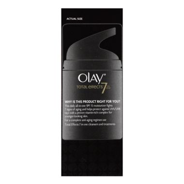 Olay&reg; Total Effects&reg; 1.7 fl. oz. Anti-Aging Fragrance Free Moisturizer SPF 15. View a larger version of this product image.