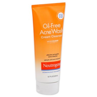 Neutrogena&reg; 6.7 oz. Oil-Free Acne Wash Cream Cleanser. View a larger version of this product image.
