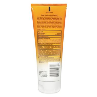 Neutrogena&reg; 6.7 oz. Oil-Free Acne Wash Cream Cleanser. View a larger version of this product image.