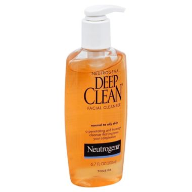 Neutrogena&reg; Deep Clean&reg; 6 oz. Facial Cleanser Normal to Oily Skin. View a larger version of this product image.