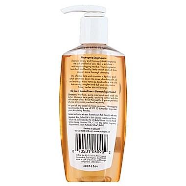 Neutrogena&reg; Deep Clean&reg; 6 oz. Facial Cleanser Normal to Oily Skin. View a larger version of this product image.