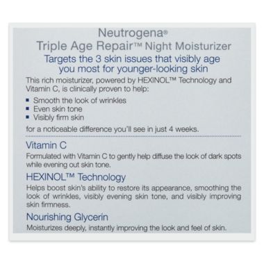 Neutrogena&reg; Triple Age Repair&trade; 1.7 oz. Night Moisturizer. View a larger version of this product image.