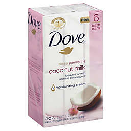 Dove 6-Count 4 oz. Purely Pampering Beauty Bar in Coconut Milk with Jasmine Petals