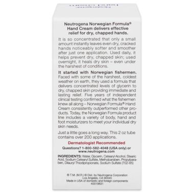 Neutrogena&reg; Norwegian Formula&reg; 2 oz. Fragrance-Free Hand Cream. View a larger version of this product image.