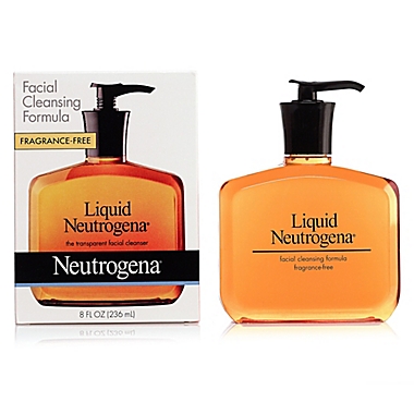 Neutrogena&reg; Fragrance Free 8 oz. Liquid Facial Cleanser. View a larger version of this product image.