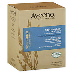 Aveeno&reg; Active Naturals 8-Count 12 oz. Soothing Fragrance-Free Bath Treatment Packets