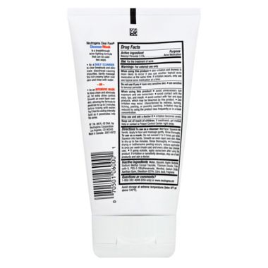 Neutrogena&reg; 4.2 oz. Clear Pore Cleanser/Mask. View a larger version of this product image.