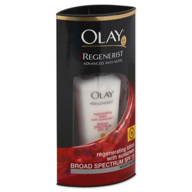 Olay&reg; 2.5 oz. Regenerist Regenerating Lotion Broad Spectrum SPF 15. View a larger version of this product image.