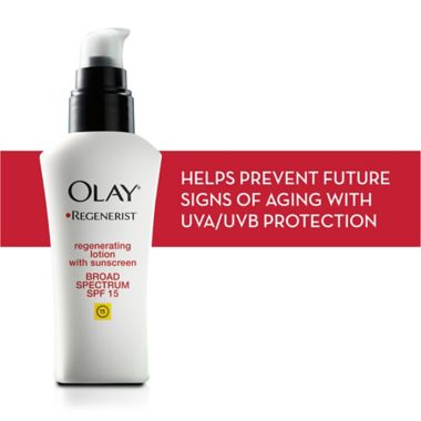 Olay&reg; 2.5 oz. Regenerist Regenerating Lotion Broad Spectrum SPF 15. View a larger version of this product image.