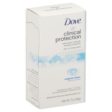 Dove 1.7 oz. Clinical Protection Anti-Perspirant Deodorant in Original Clean. View a larger version of this product image.